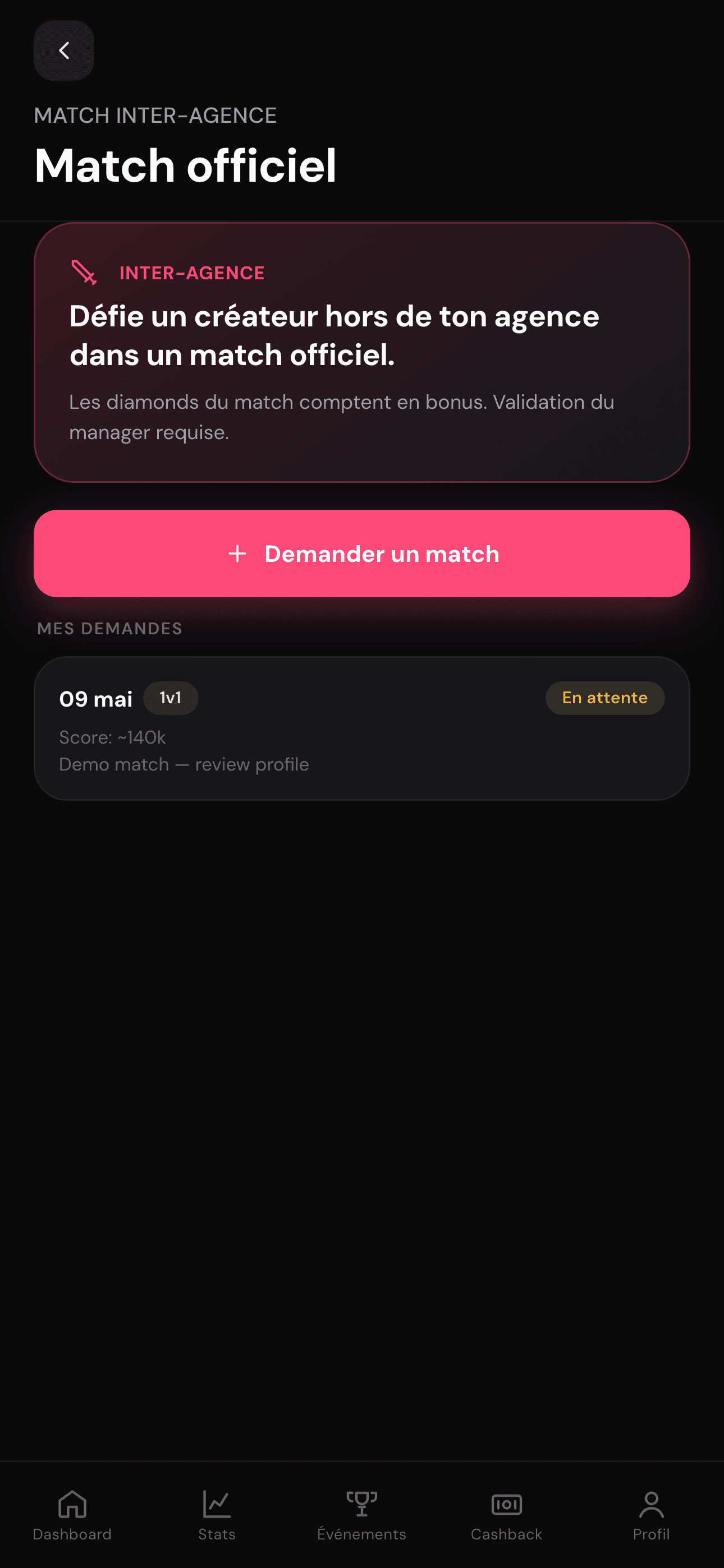 Match BO3 inter-agence